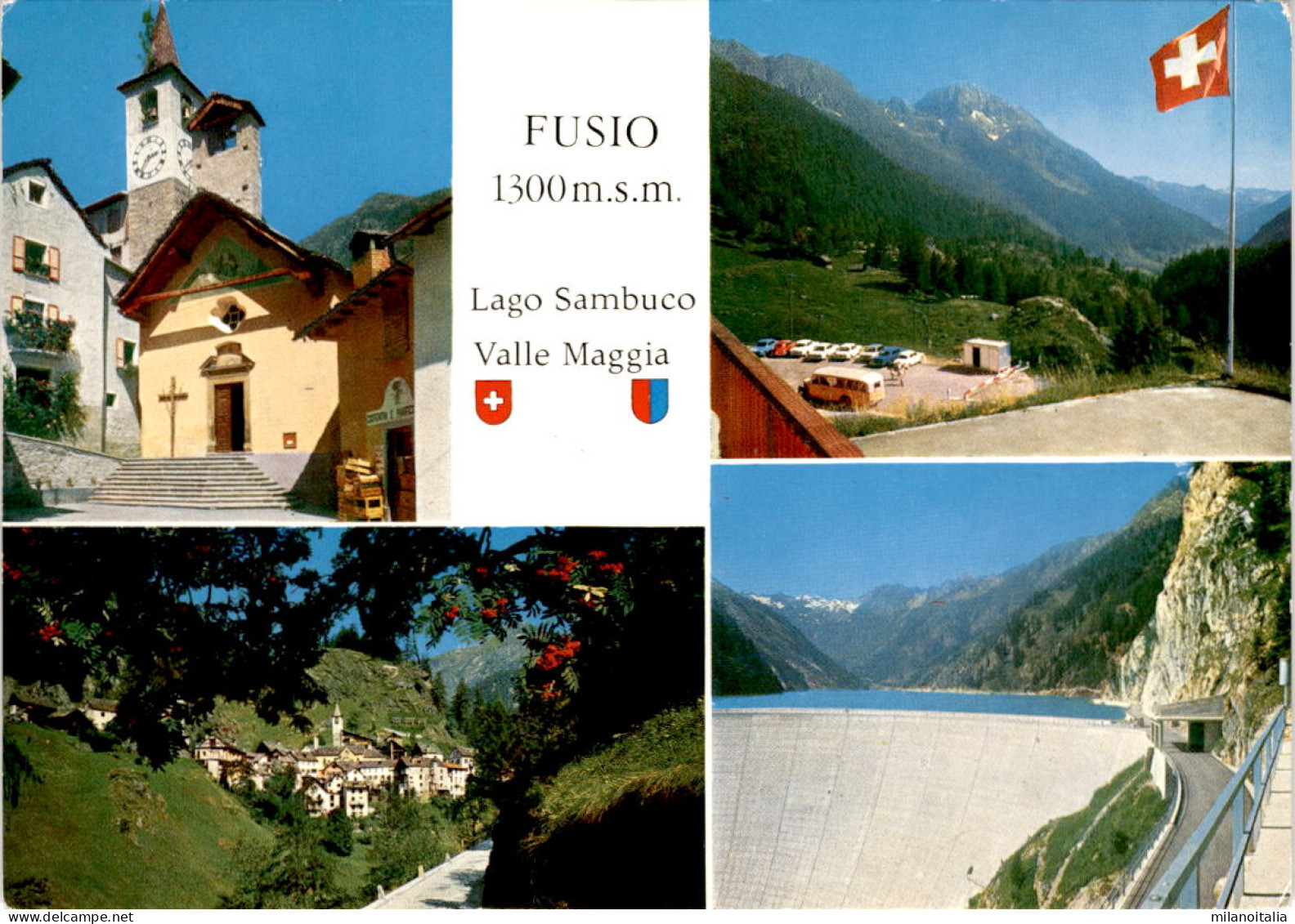 Fusio - Lago Sambuco - Valle Maggia - 4 Bilder (7276) - Maggia