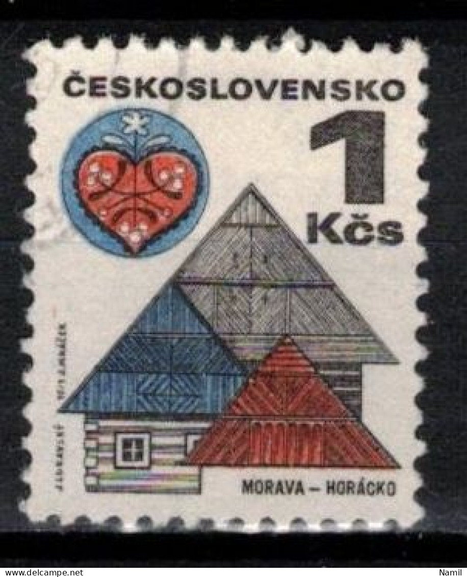Tchécoslovaquie 1971 Mi 1897 (Yv 1831), Varieté Position 21/1, Obliteré - Plaatfouten En Curiosa