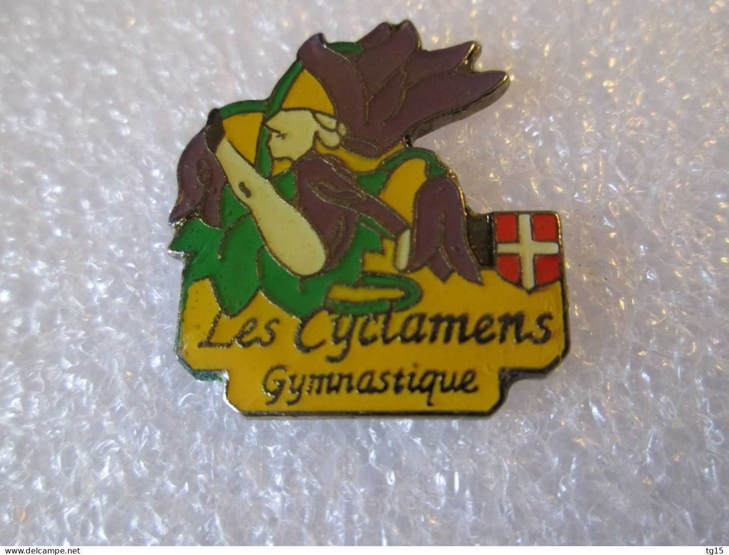 PIN'S   GYMNASTIQUE LES  CYCLAMENS - Gymnastique