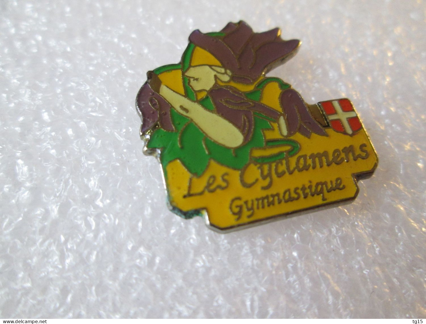 PIN'S   GYMNASTIQUE LES  CYCLAMENS - Gymnastique