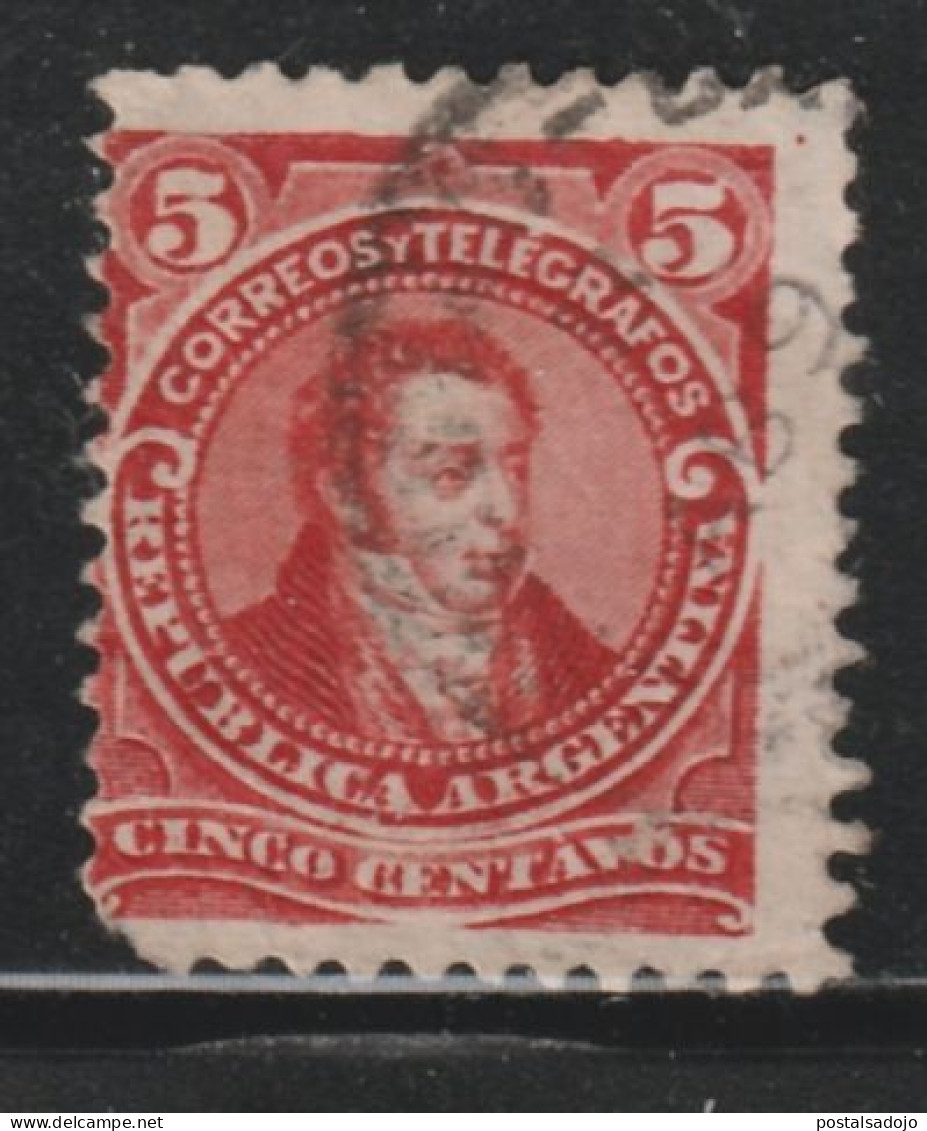 ARGENTINE 1373 // YVERT 78 // 1889-91 - Used Stamps