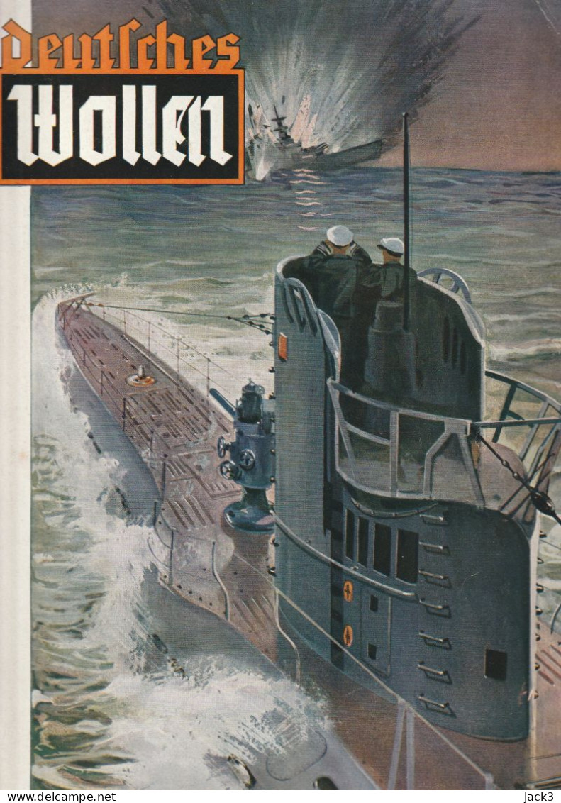 RIVISTA - RIVISTA TEDESCA DEUTCHES WOOL SECONDA GUERRA MONDIALE (copertina Riparata) - 5. Zeit Der Weltkriege