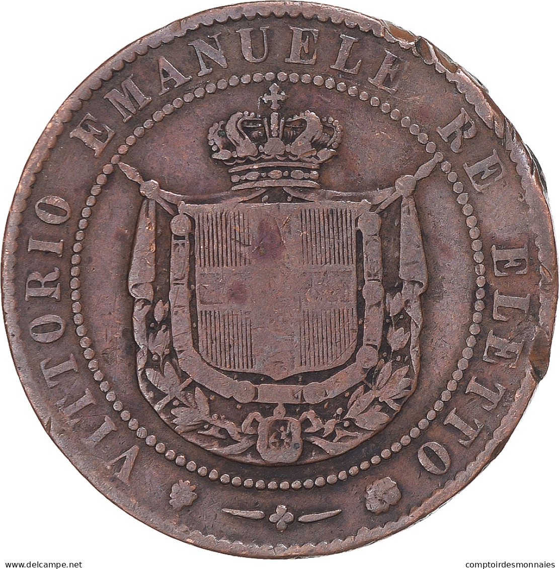 Monnaie, Italie, 5 Centesimi, 1859 - Toscane