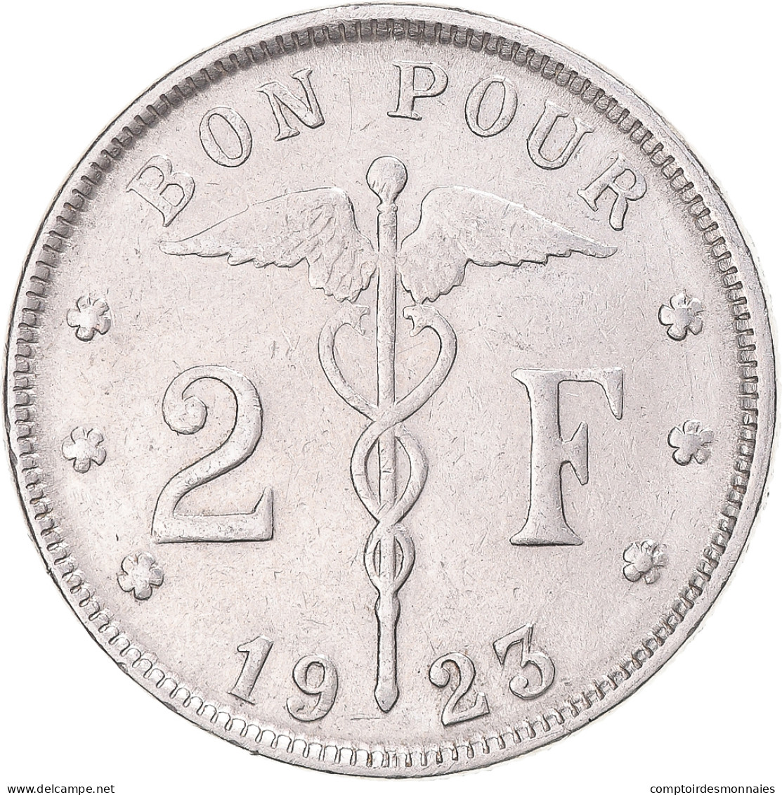 Monnaie, Belgique, 2 Francs, 2 Frank, 1923 - 2 Franchi