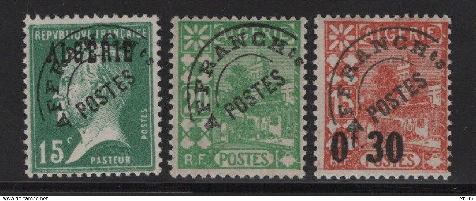 Algerie - Preo N°3 + 13 + 14 - ** Neufs Sans Charniere - Cote 18.50€ - Portomarken