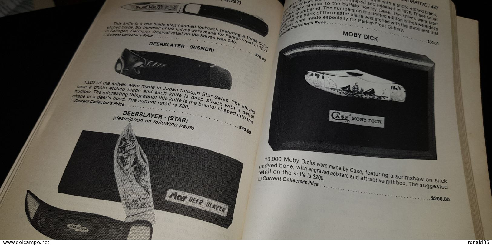 LIVRE couteau de poche canif COLLECTOR KNIVES Rémington Case Cattaraugus Brand Ka Bar Kissing Crane Landers Never Dull
