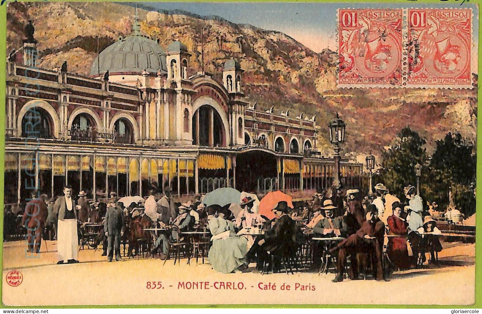 Ac9397 - MONACO - VINTAGE POSTCARD - Monte-Carlo - 1910 - Monte-Carlo