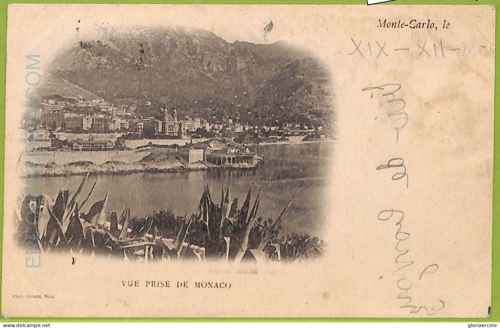 Ac9398 - MONACO - VINTAGE POSTCARD - Monte-Carlo - Monte-Carlo