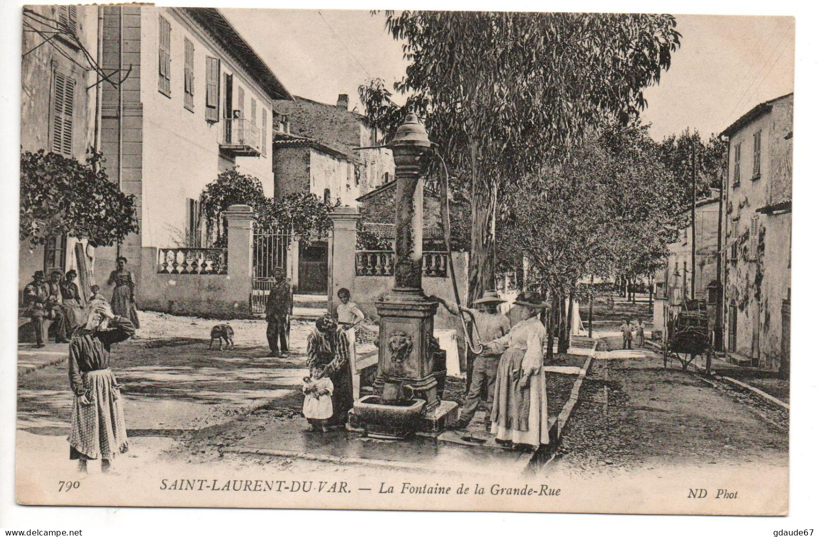 SAINT LAURENT DU VAR (06) - LA FONTAINE DE LA GRANDE RUE - Saint-Laurent-du-Var