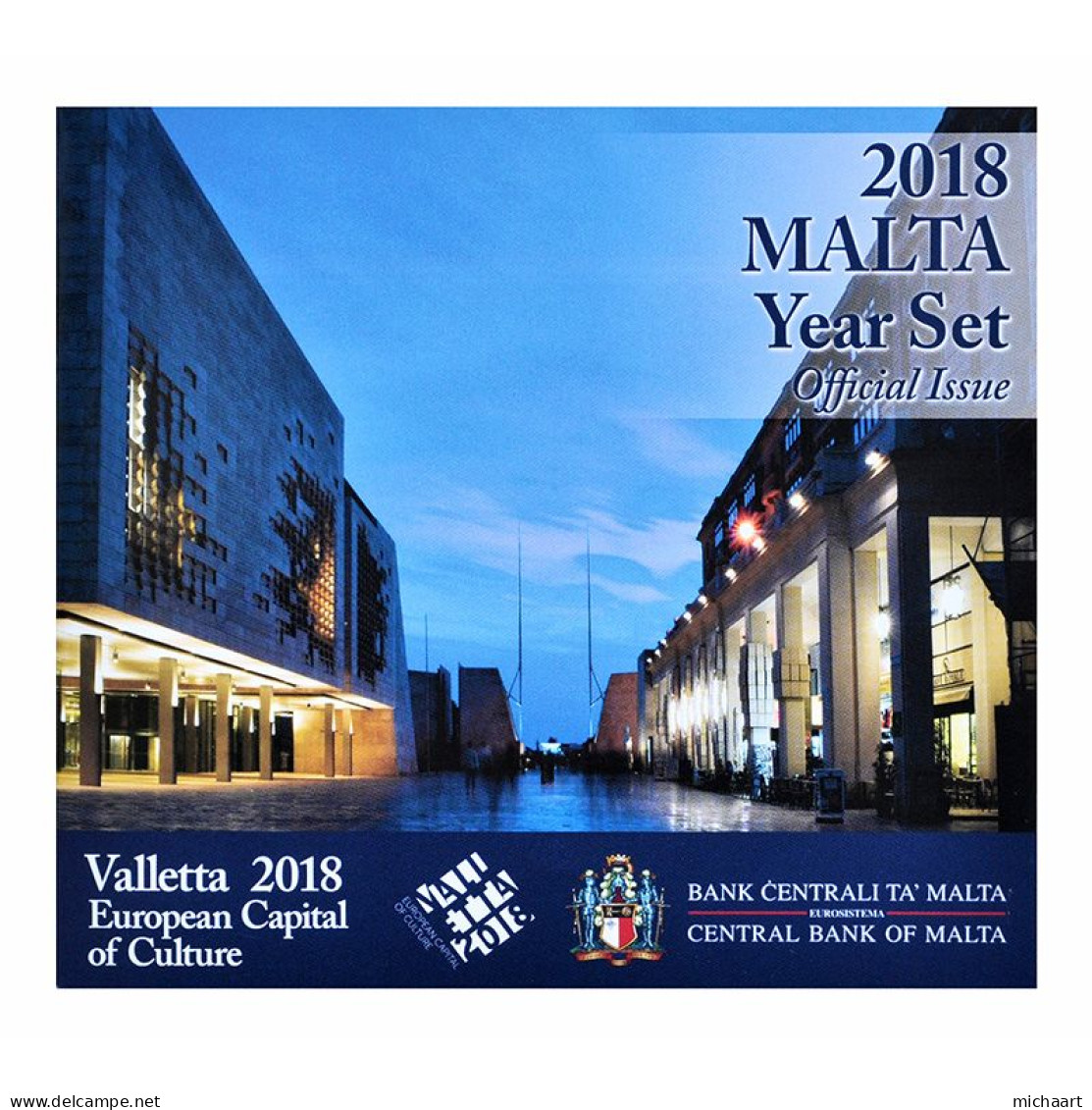 Malta Coins Set 2018 Euro 8 Coins Set BU Year Set Official Issue 00484 - Malta