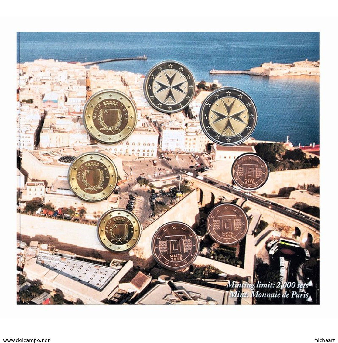 Malta Coins Set 2018 Euro 8 Coins Set BU Year Set Official Issue 00484 - Malte