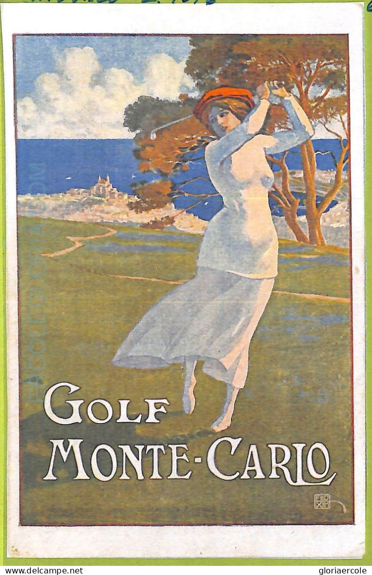 Ac9431 - MONACO - VINTAGE POSTCARD - Monte-Carlo - 1916 - Monte-Carlo