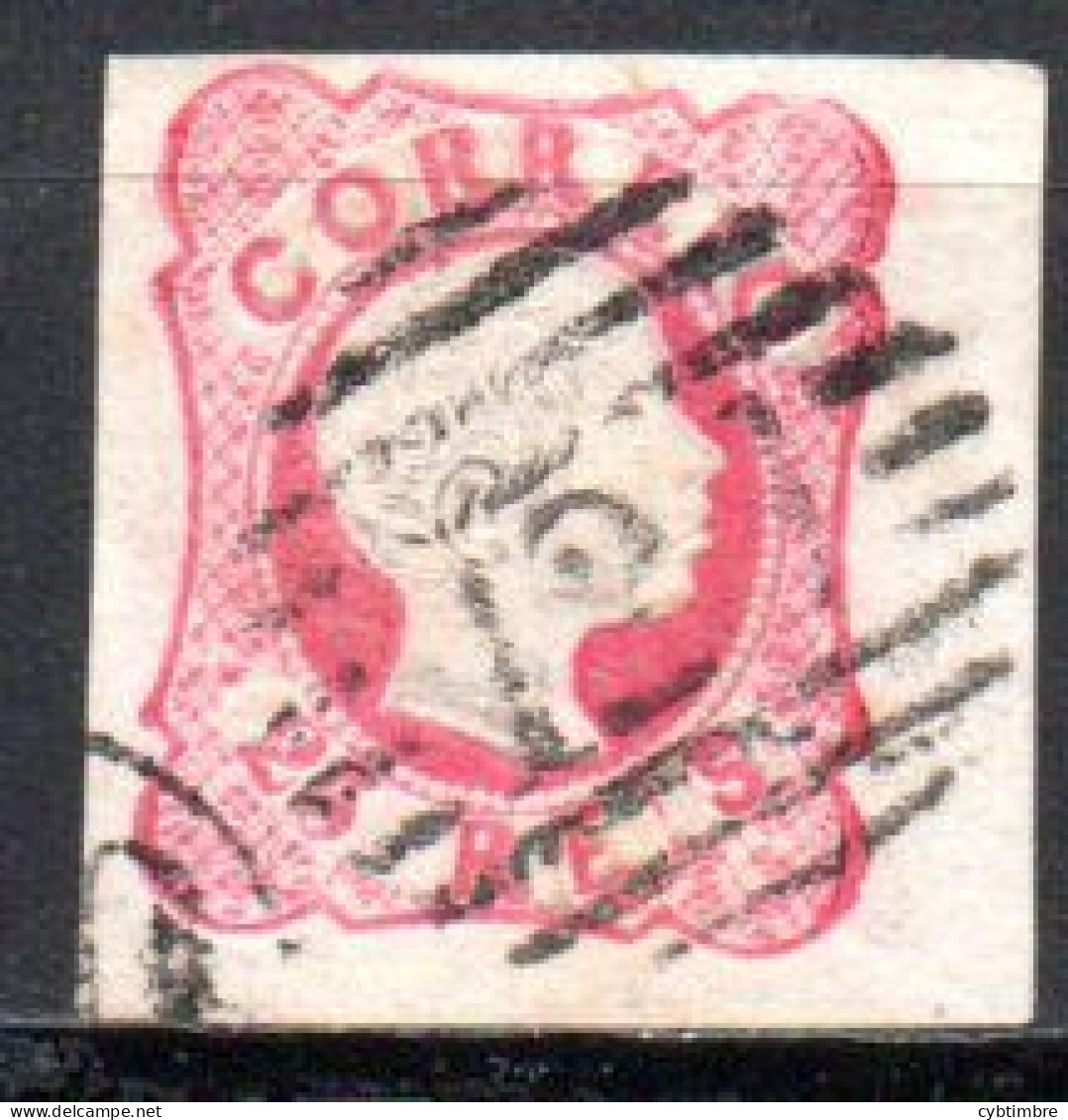 Portugal: Yvert N° 12; Oblitération "12" - Used Stamps