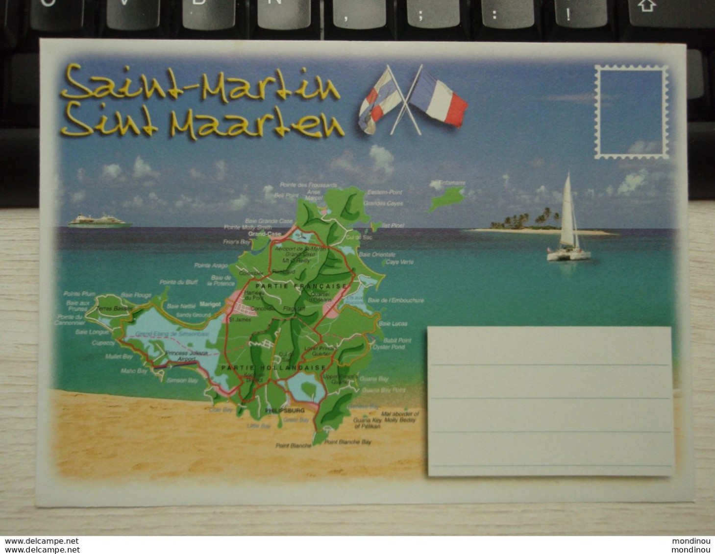 Non Carte Postale - Enveloppe Neuve De SAINT-MARTIN. - Saint Martin