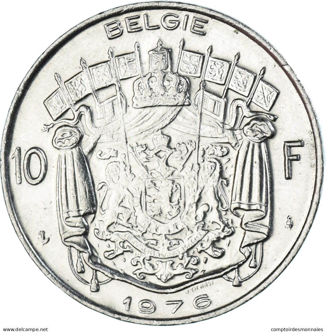 Monnaie, Belgique, 10 Francs, 10 Frank, 1976 - 10 Francs