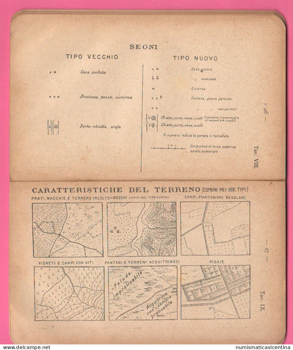 Nozioni Topografica Pratica Del Colonnello Dei Mitraglieri L. Cicambelli  IV° Edizione 1918 - Guerre 1914-18