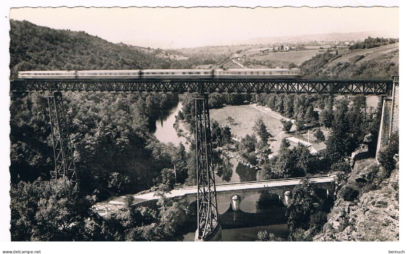 CPSM ROUZAT Autoail Sur Le     Viaduc - Ouvrages D'Art