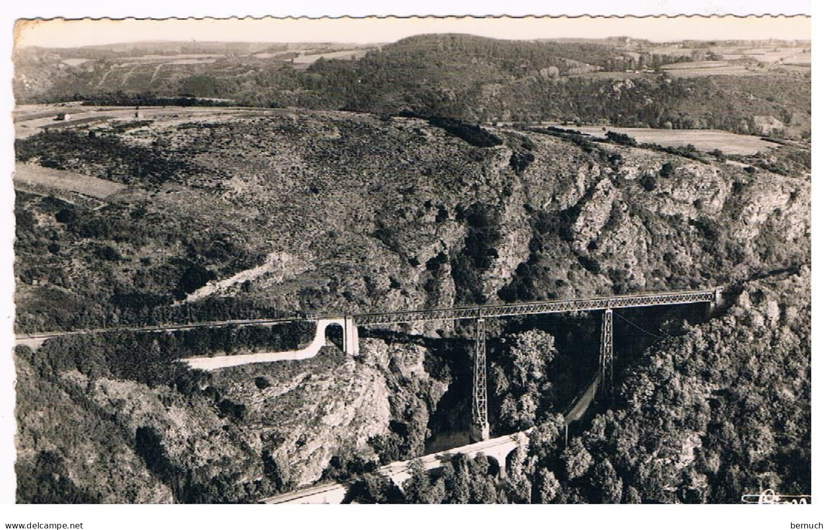 CPSM ST BONNET De Rochefort Viaduc De Rouzat - Ouvrages D'Art