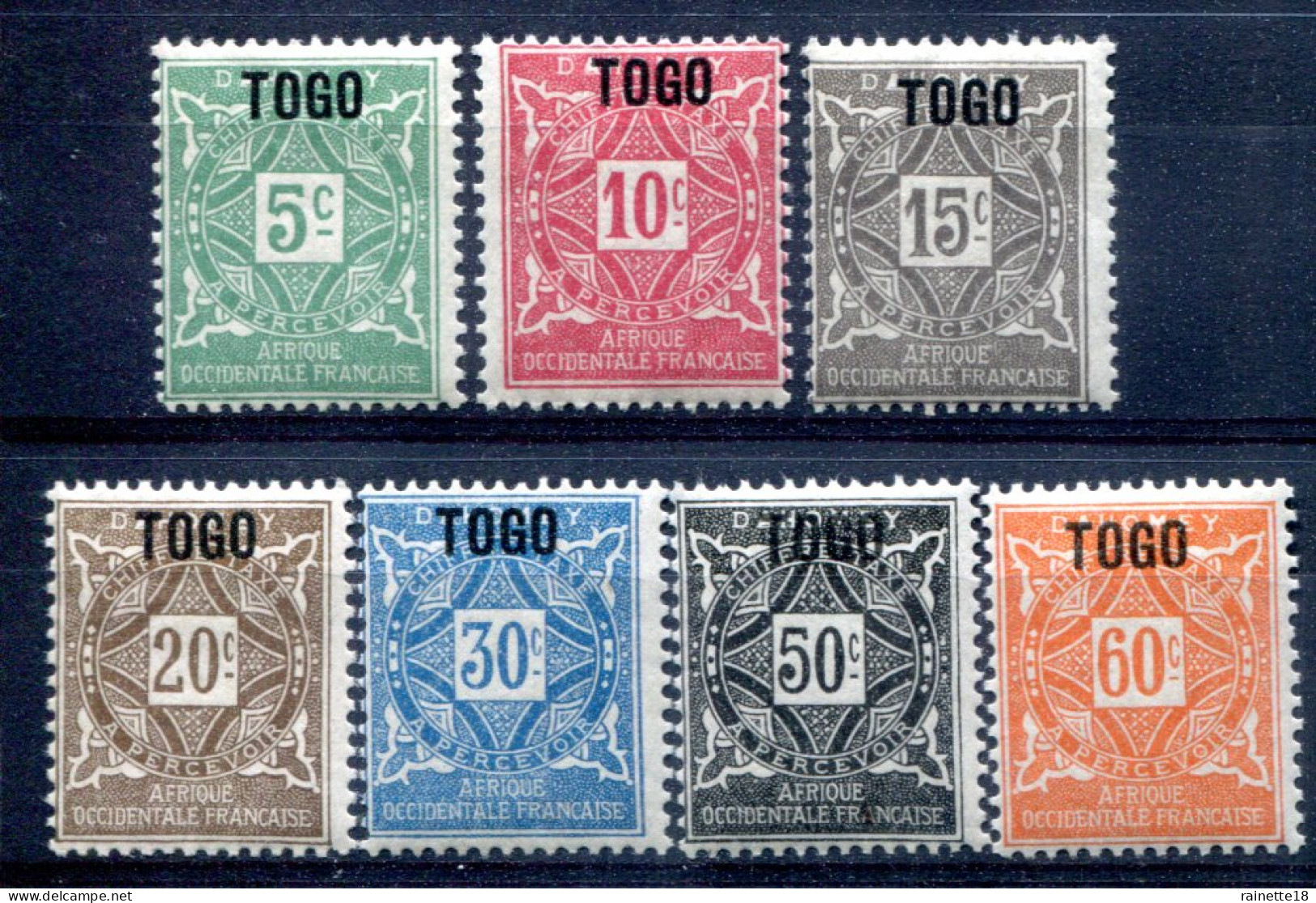 Togo         Taxes   1/7 ** - Neufs