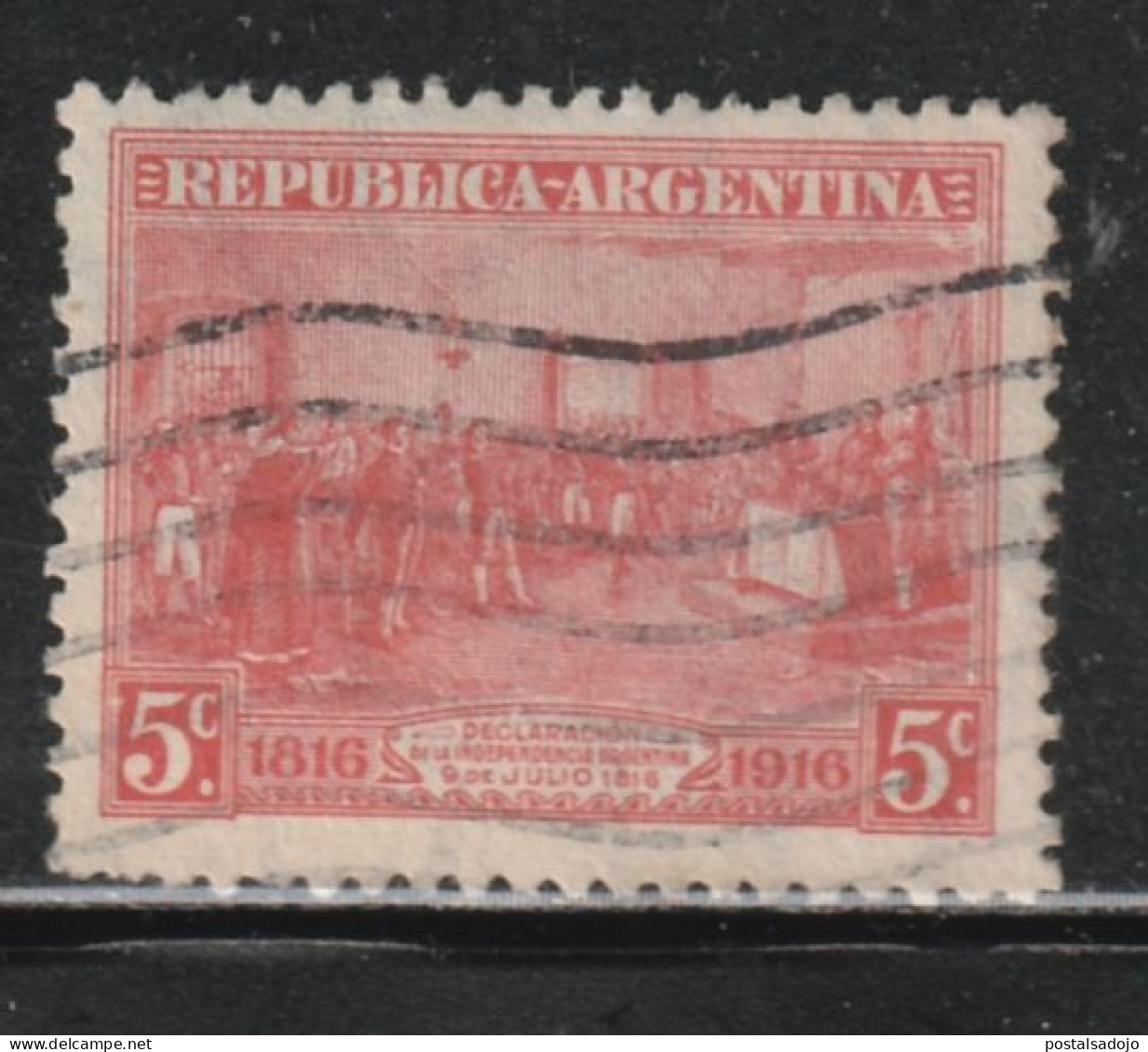 ARGENTINE 1395 // YVERT 201A // 1916 - Used Stamps
