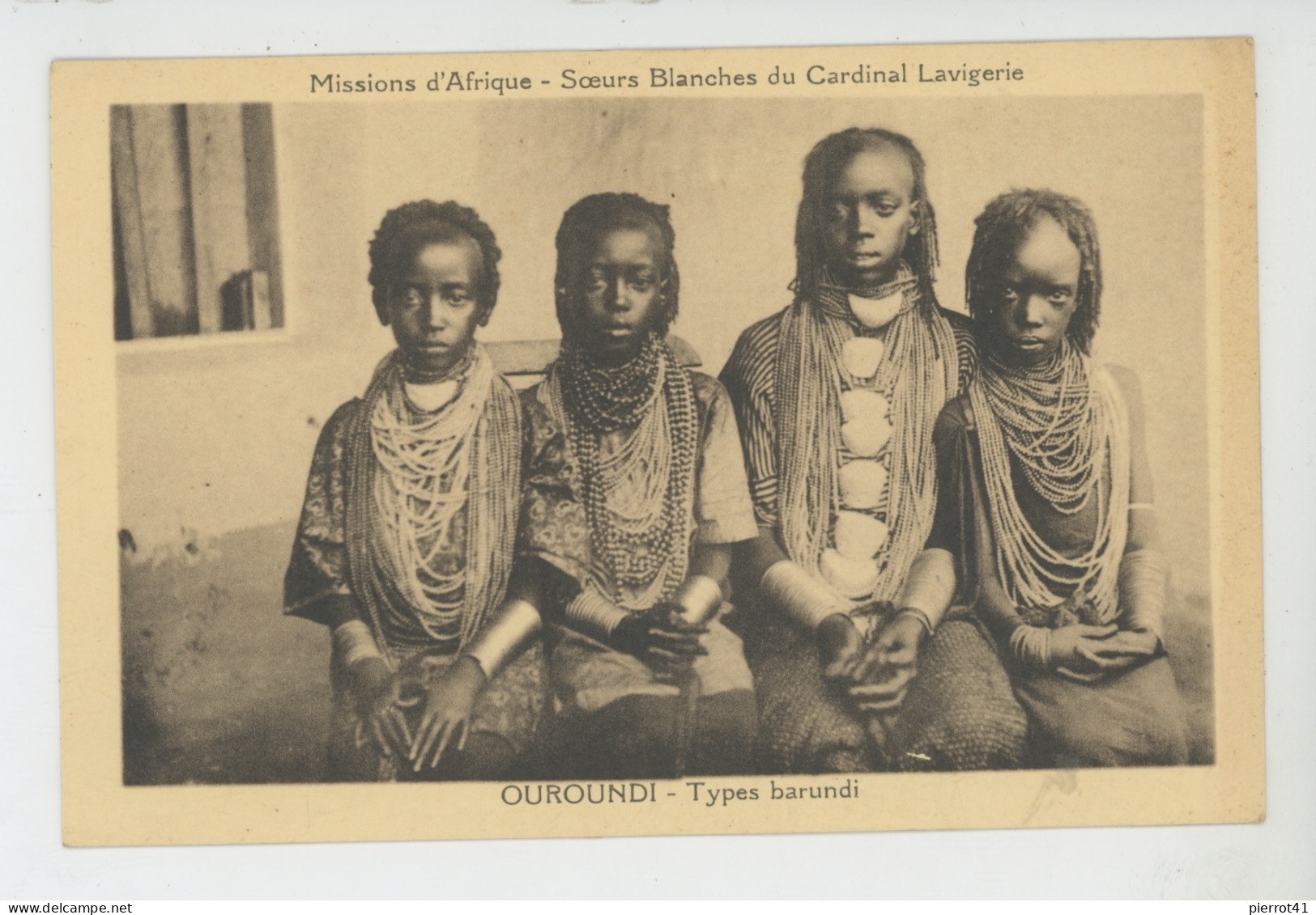 ETHNIQUES ET CULTURES - OUROUNDI - RUANDA - Petit Fascicule + 6 Cpa SOEURS MISSIONNAIRES DE NOTRE DAME D'AFRIQUE - ALGER - Afrika