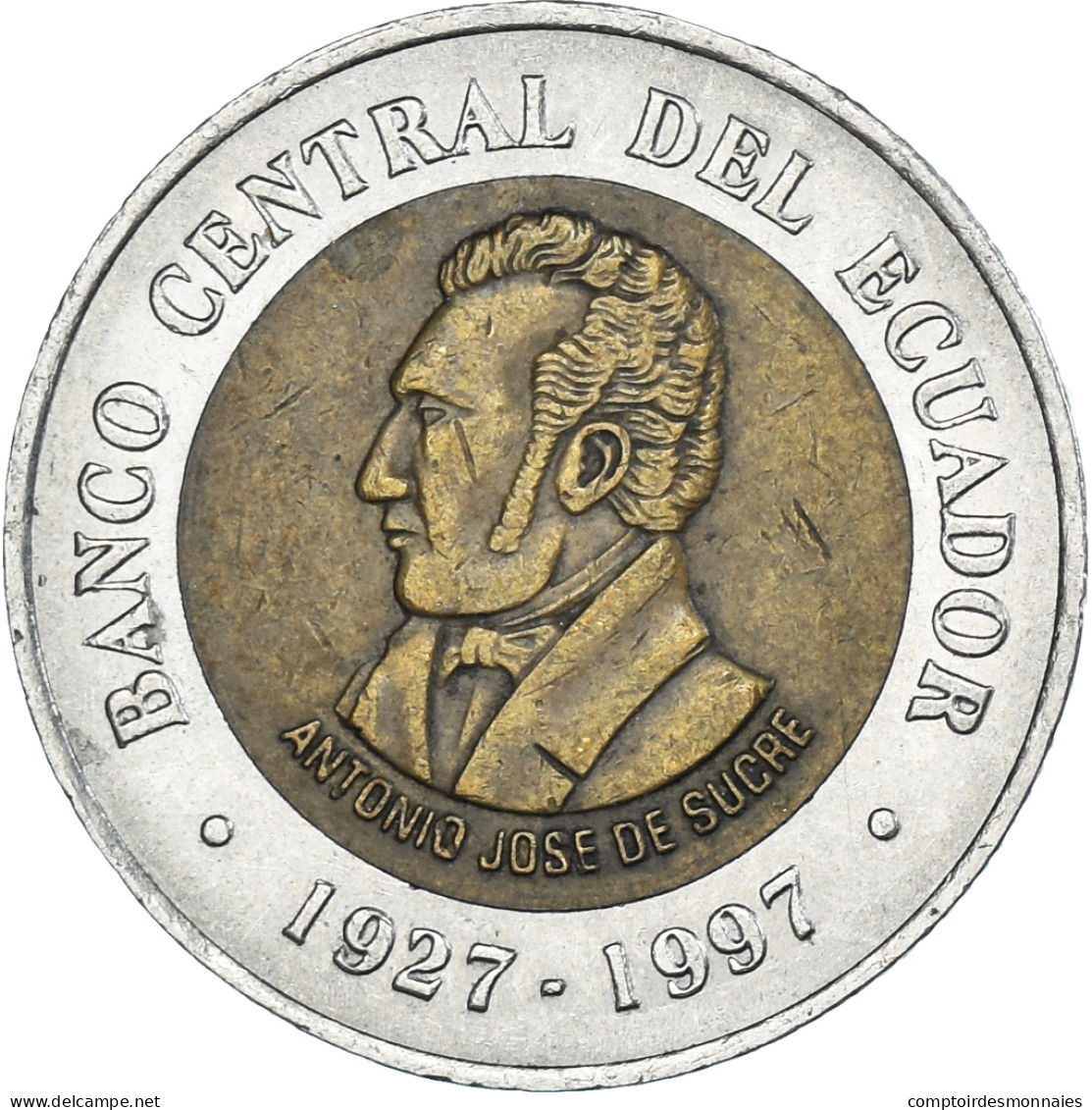 Monnaie, Équateur, 100 Sucres, 1997 - Equateur