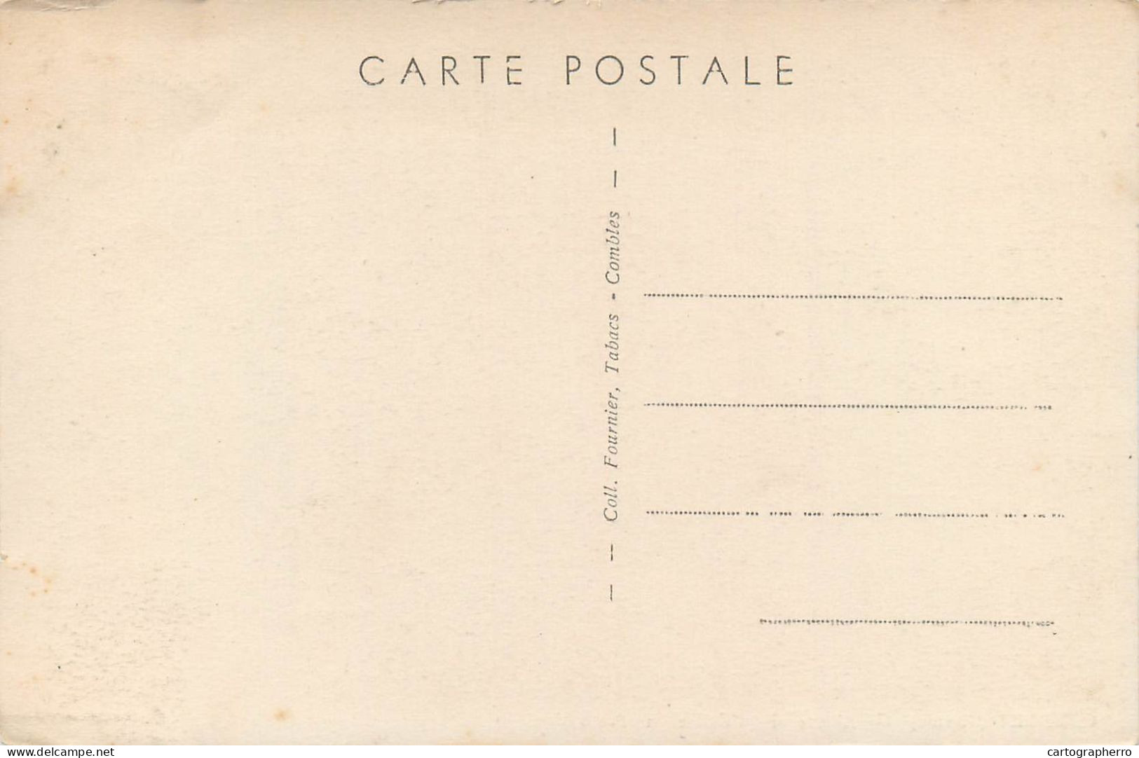 Postcard France Somme > Combles Abside De L'Eglise Et Presbytere - Combles