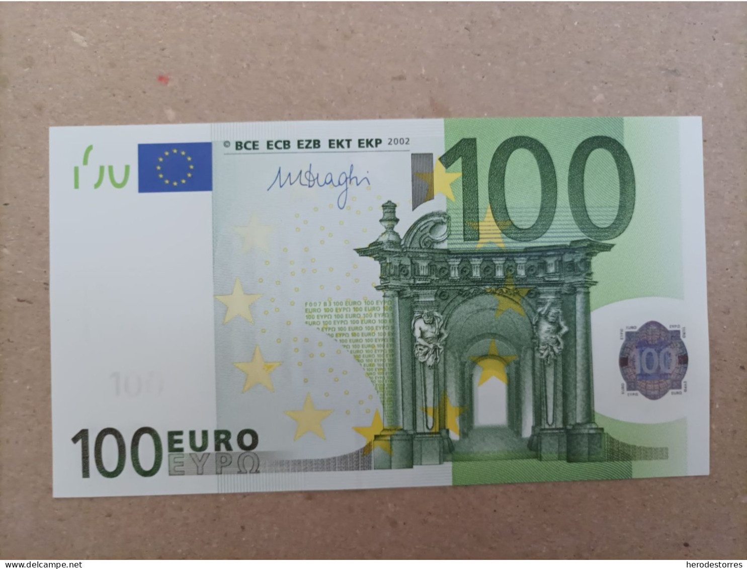 100 EURO AUSTRIA(N) F007, DRAGHI, UNCIRCULATED - 100 Euro