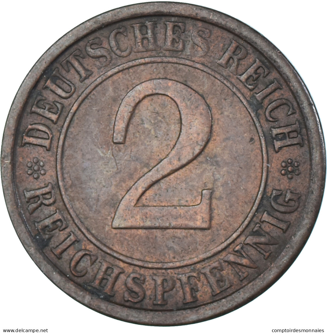 Monnaie, Allemagne, 2 Reichspfennig, 1924 - 2 Renten- & 2 Reichspfennig