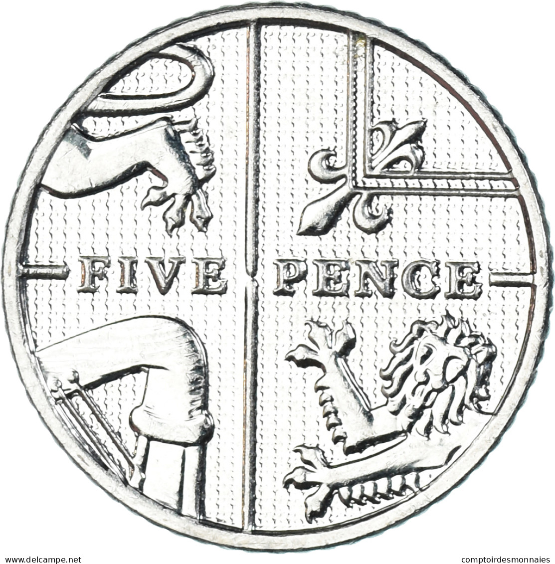 Monnaie, Grande-Bretagne, 5 Pence, 2014 - 5 Pence & 5 New Pence