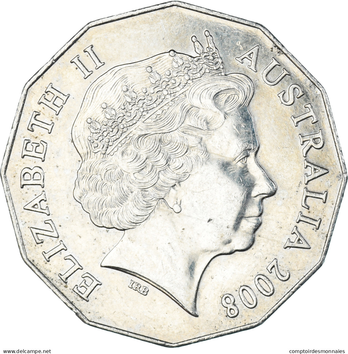 Monnaie, Australie, 50 Cents, 2008 - 50 Cents