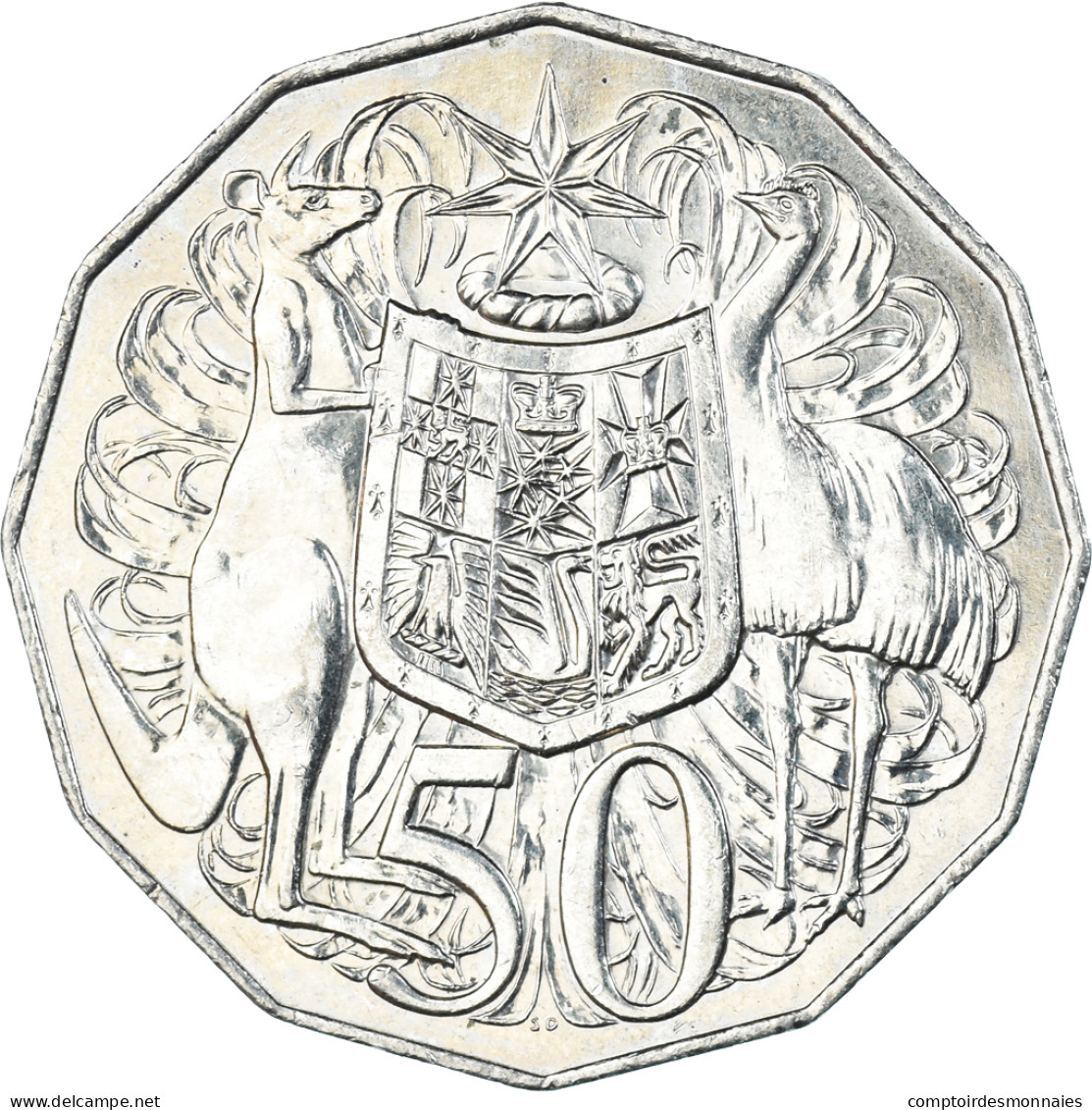 Monnaie, Australie, 50 Cents, 2008 - 50 Cents