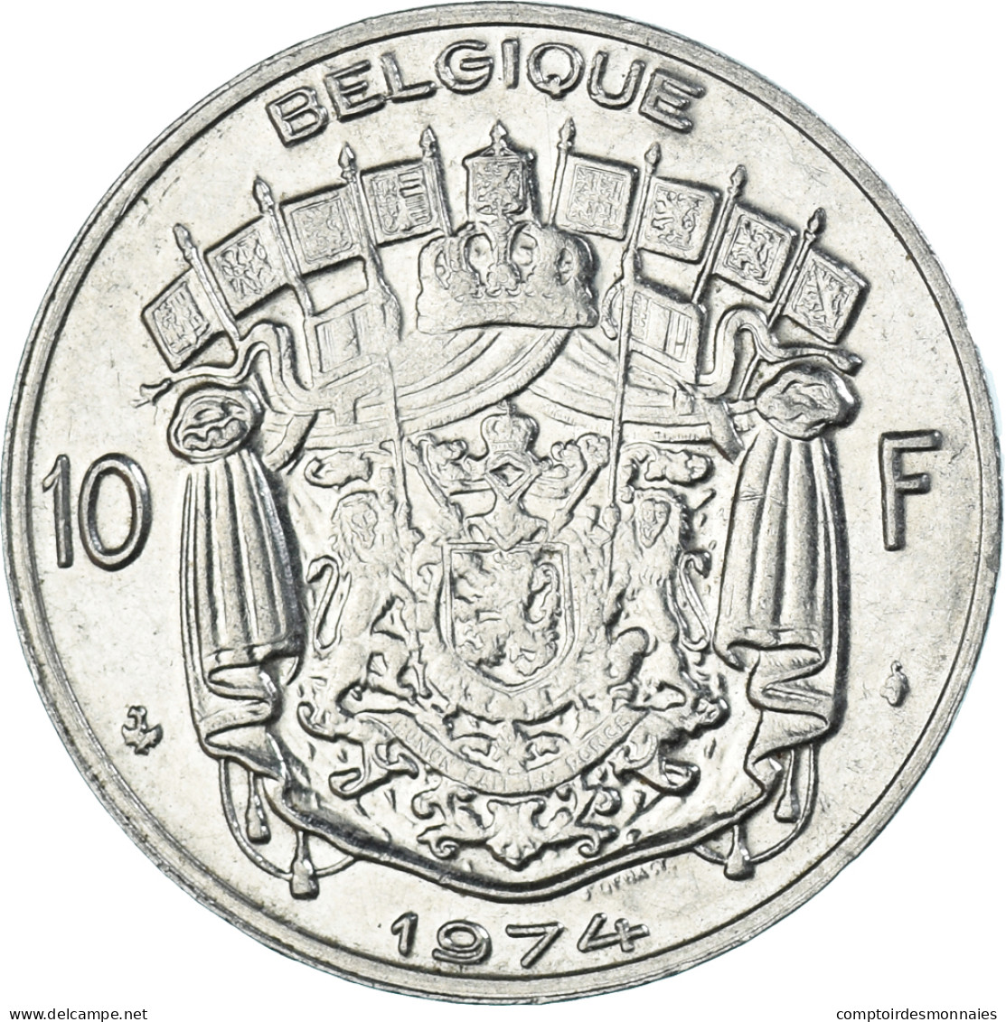 Monnaie, Belgique, 10 Francs, 10 Frank, 1974 - 10 Francs