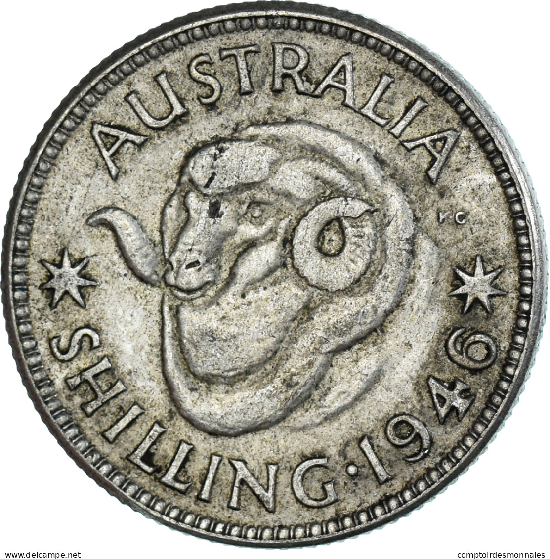 Monnaie, Australie, Shilling, 1946 - Shilling