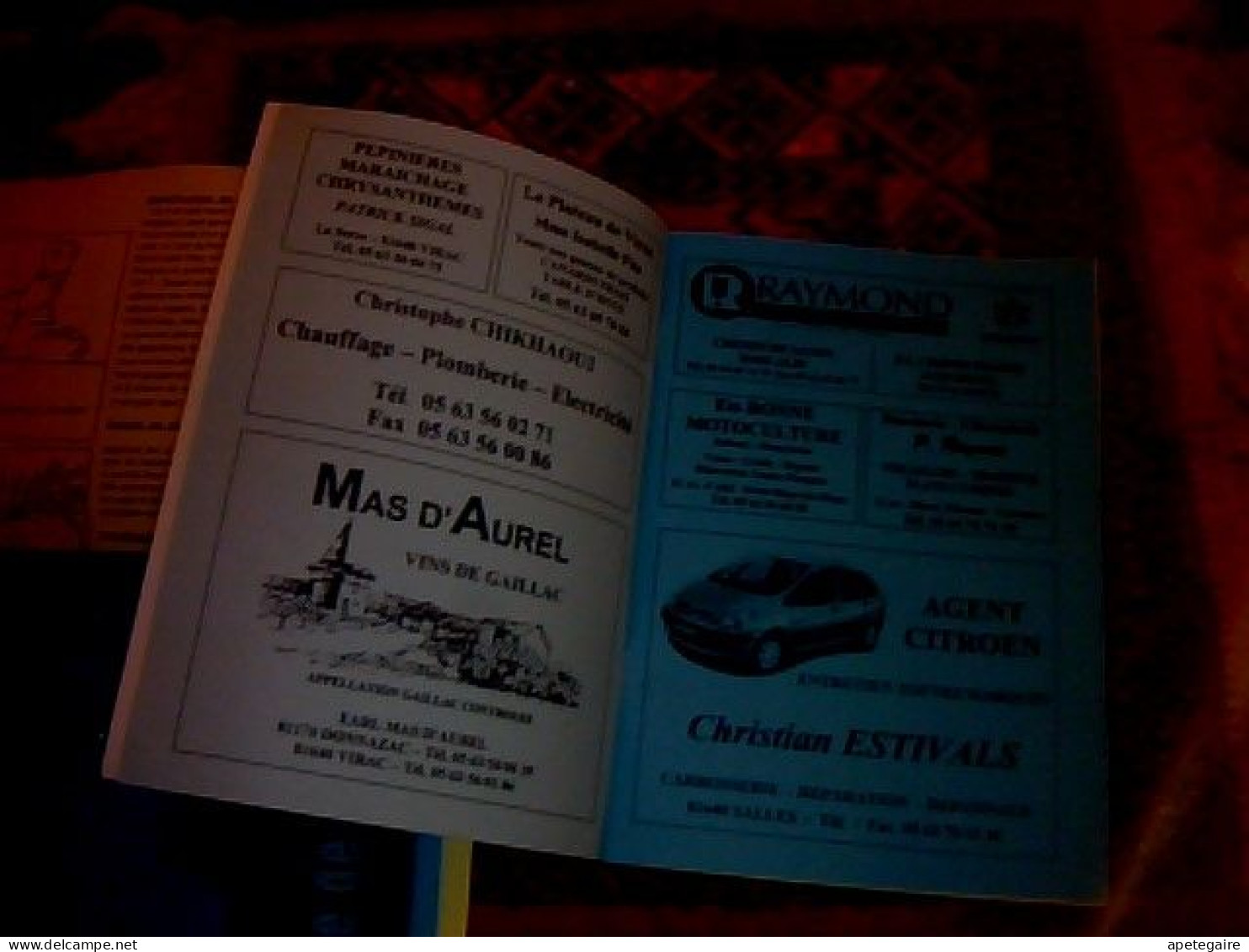 Virac 81 Programme De La Fête Paroissiale De La St Victor  Année 2000 - Programmes