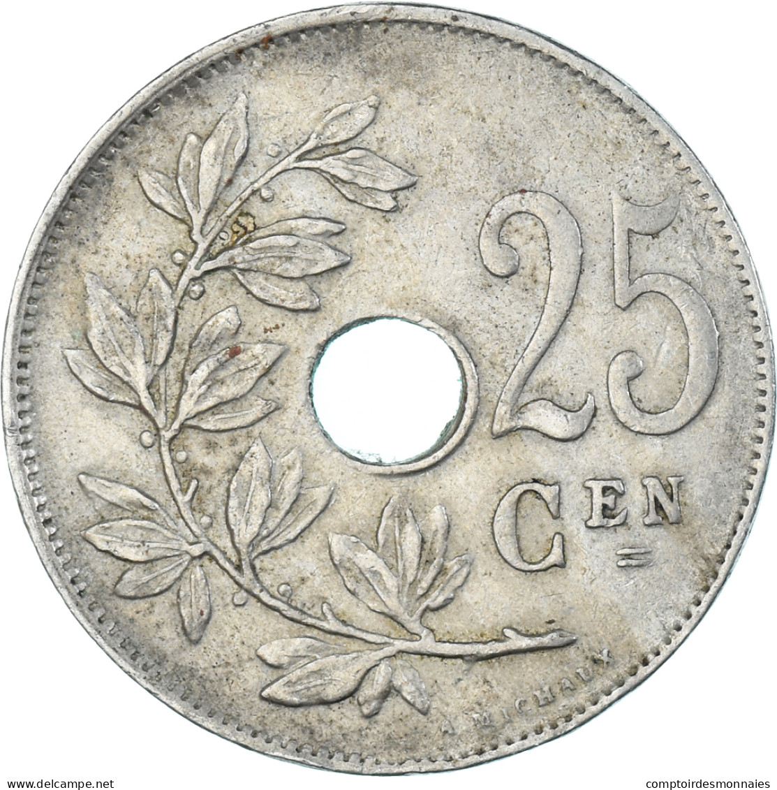 Monnaie, Belgique, 25 Centimes, 1922 - 25 Centimes