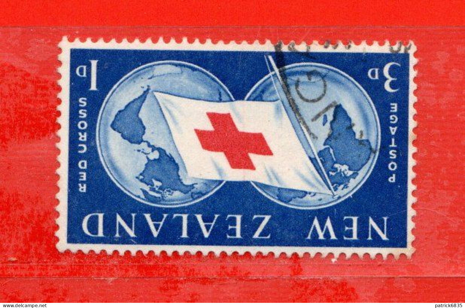 (Us8) NUOVA ZELANDA  °-1959 - Croix-Rouge.  Yvert. 378. Used. - Gebruikt