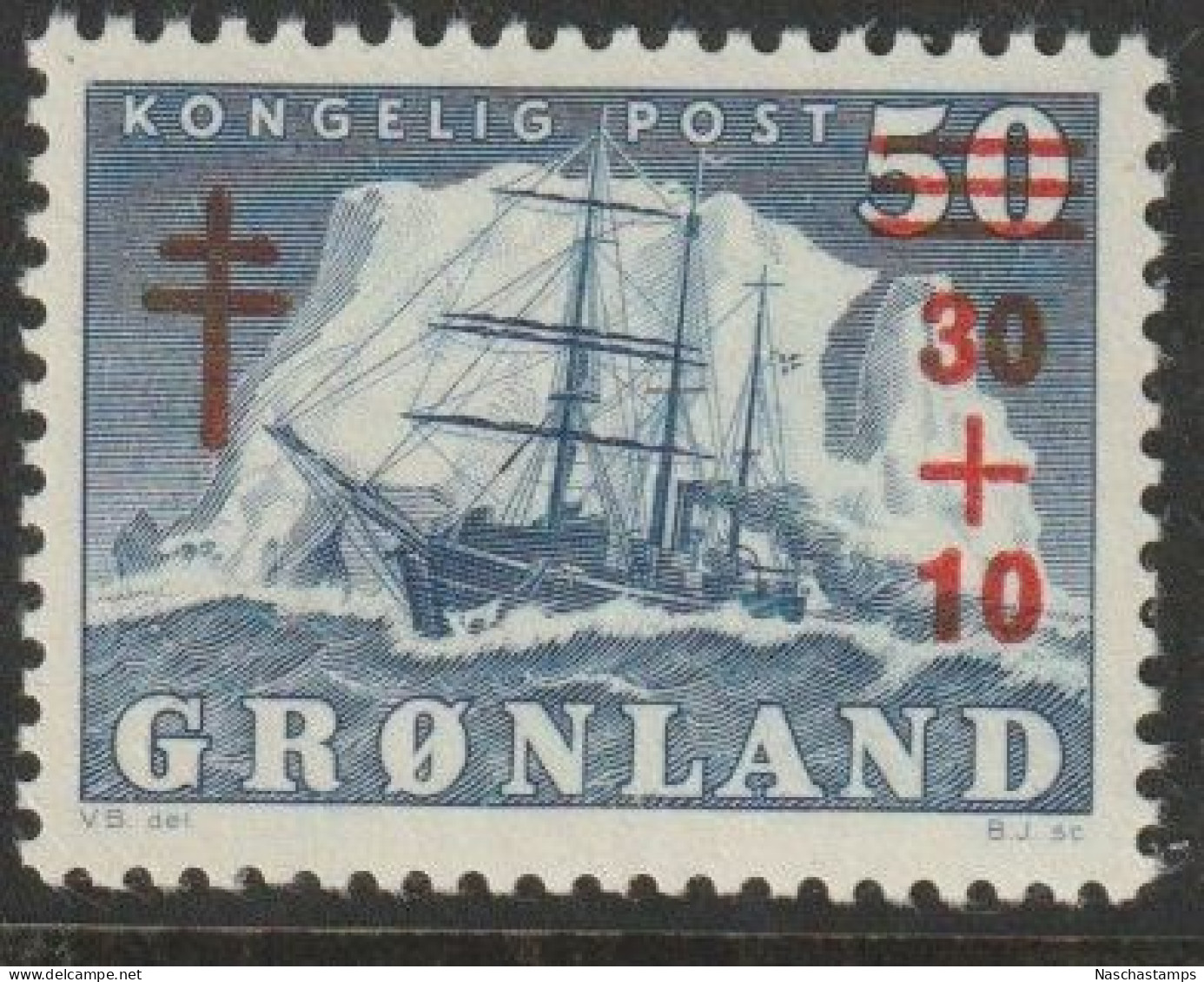 Greenland 1958 Anti-Tuberculosis  MNH - Nuovi