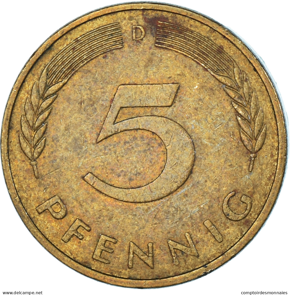 Monnaie, Allemagne, 5 Pfennig, 1978 - 5 Pfennig