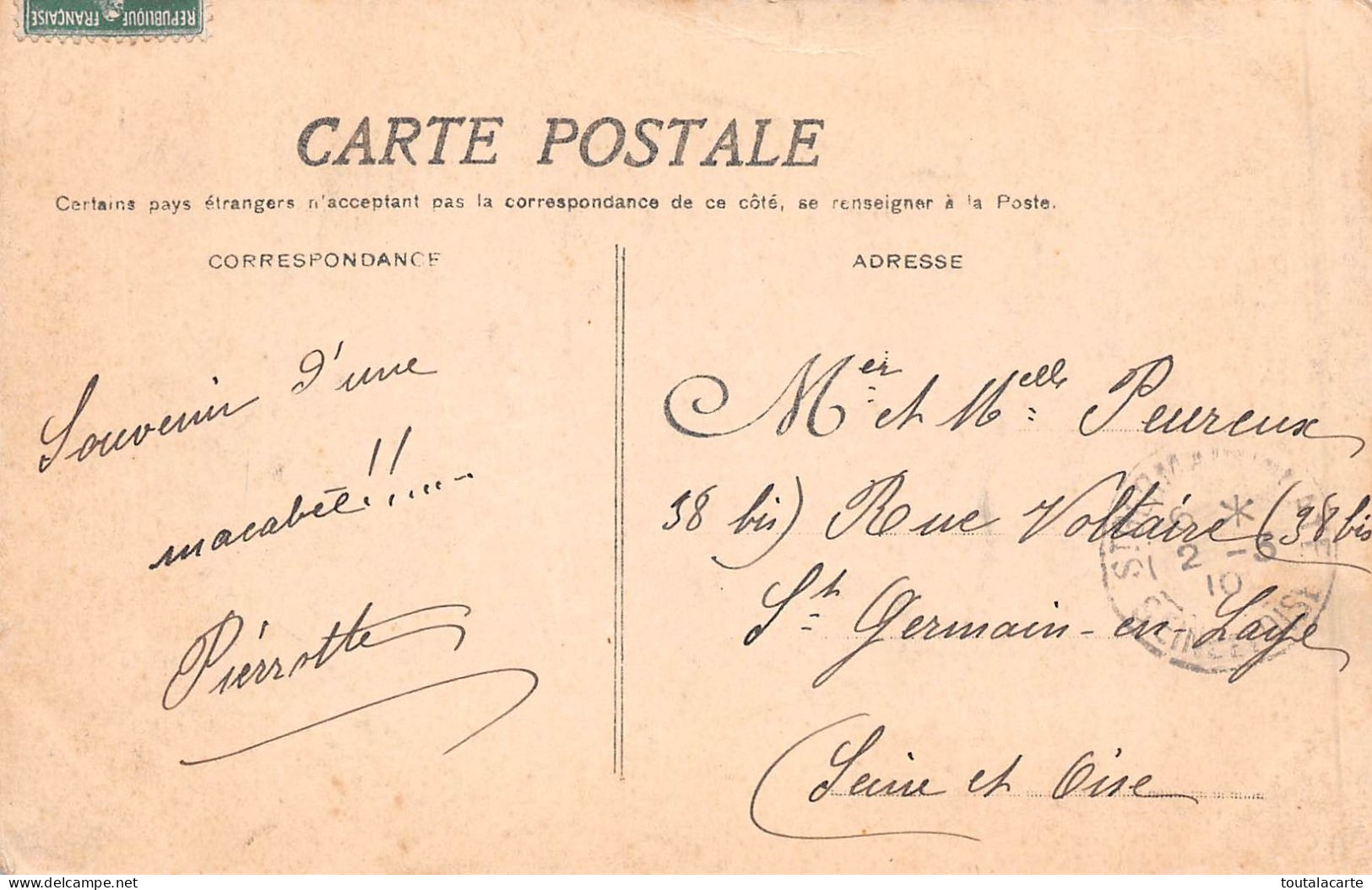 CPA 78 POISSY INONDATIONS 1910 BLANCHISSERIE QUENNET AVENUE DE MIGNEAUX - Überschwemmungen