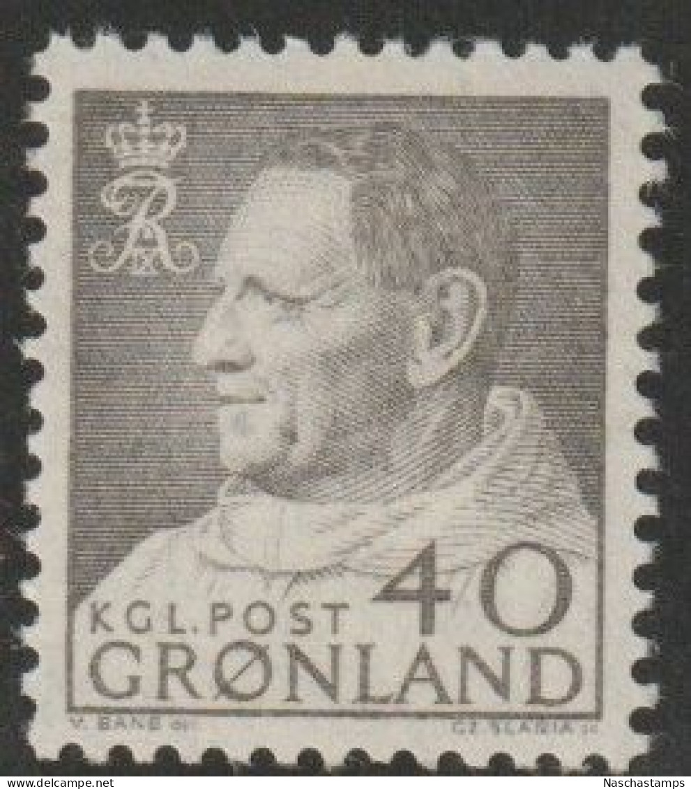 Greenland 1963 -1964 King Frederik IX 40o MNH - Nuovi