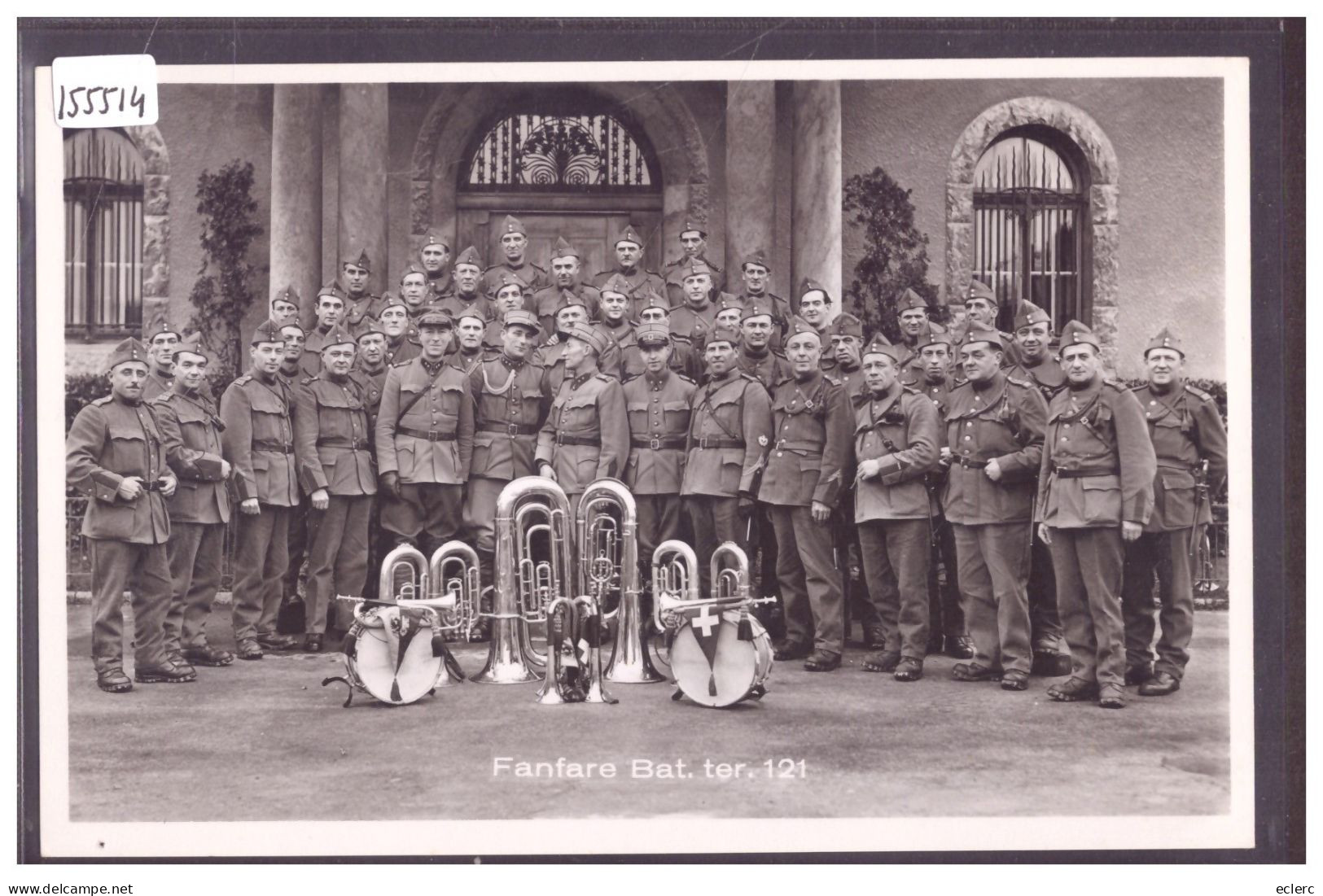 MONTHEY - ARMEE SUISSE - MILITAIRE - FANFARE BAT.TER.121 - PHOTO: POT, MONTHEY - TB - Monthey