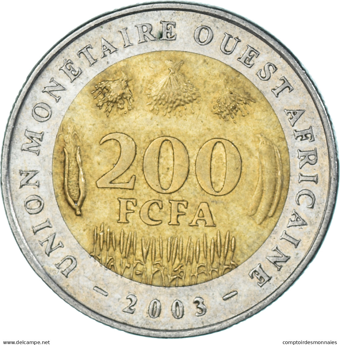 Monnaie, Communauté économique Des États De L'Afrique De L'Ouest, 200 Francs - Elfenbeinküste