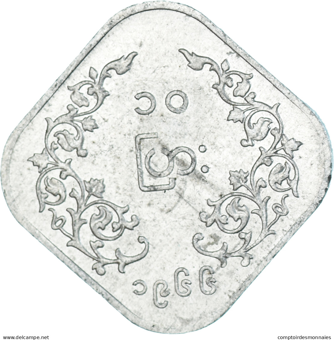 Monnaie, Myanmar, 10 Pyas, 1966 - Birmania