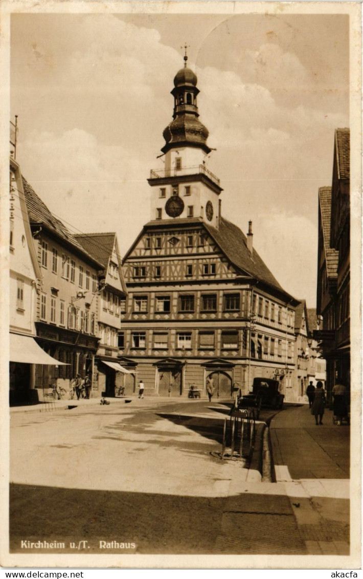 CPA AK KIRCHHEIM Rathaus GERMANY (863560) - Kirchheim