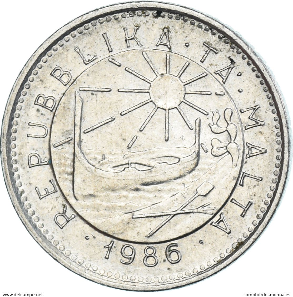 Monnaie, Malte, 5 Cents, 1986 - Malta