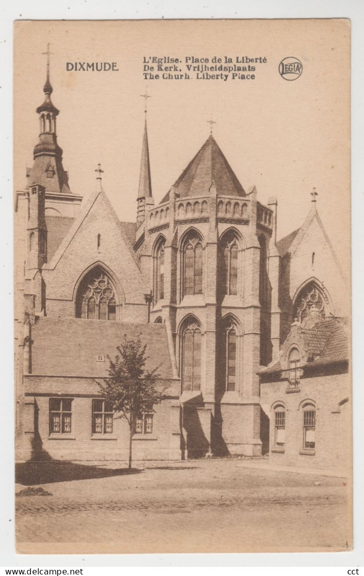 Diksmuide  Dixmude  L'Eglise  Place De La Liberté - Diksmuide