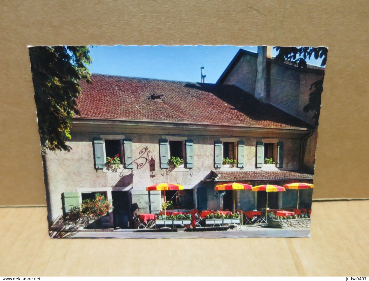 CPSM Auberge Du Vieux Jussy (Suisse) - Jussy