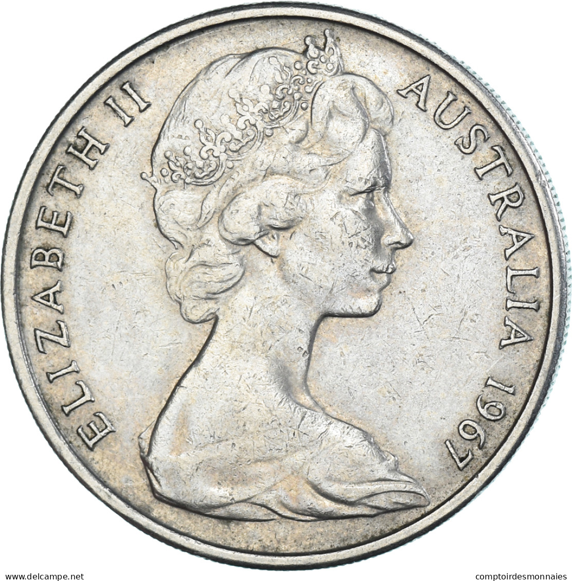 Monnaie, Australie, 20 Cents, 1967 - 20 Cents