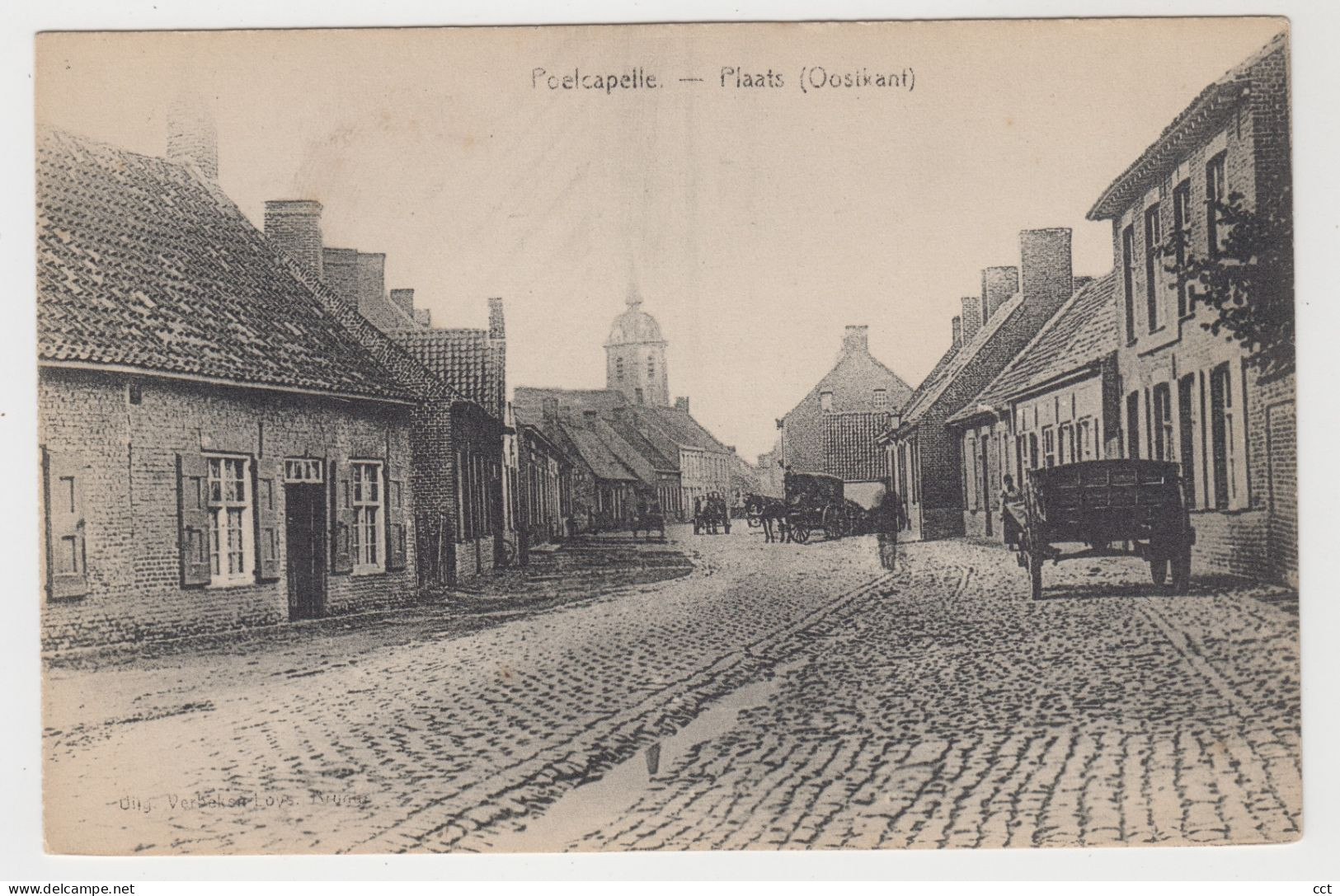 Poelkapelle  Langemark-Poelkapelle   Plaats (Oostkant) - Langemark-Pölkapelle